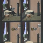 Homme au journal, L'