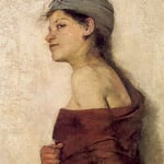 Portret kobiety (Cyganka)-Boznanska, Olga 1865-1940