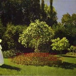 Woman in the Garden (Saint-Adresse).