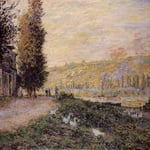 Banks Of The Seine At Lavacourt.