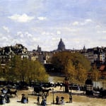 The Quai Du Louvre Paris.