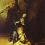 Rembrandt - Samson Betrayed by Delilah