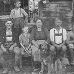 Großeltern, Mutter und Brüder der Mutter von Herbert