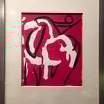 Litografia Marino MARINI - Cavallo e cavaliere 1963