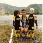 Cristina Asín , Rebeca y David Asín (Pantano Mediano 2002)