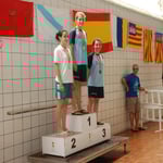 1ª Campeona de España, María Valverde de la Flor y 3ª Laura Juste Morales