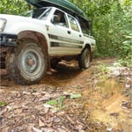 Ralliement d'un dégrad en 4X4