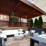 Ipe Lapacho Terrassendiele als Pergola Parkett Weber Bonn Köln