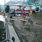 Aushub für DEFH Ettlin und Wicki Stans