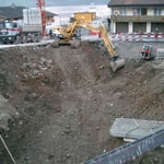 Aushub MFH Buochserstrasse 48 Beckenried 1. Etappe