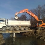 Renaturierung Lyssbach für Fankhauser Tiefbau 2007