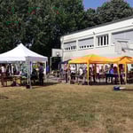 Außengelände der JugendArt im Jugendhaus Dudenhofen