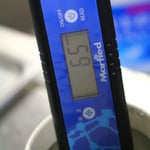 当然ですが，ミネラルが入っていますから，TDS数値は高く表示されます。