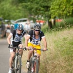Packende Zweikämpfe beim Mountainbikerennen