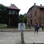 アウシュビッツ強制収容所はクラクフの郊外にありました。　　　　　　　・地獄絵の日々偲びゐる溽暑かな（和良）