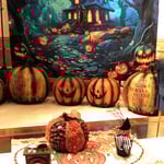 鳴門市のホテルではハロウィンの南瓜がたくさん並んでいました。　・ハロウィンの南瓜に南瓜また南瓜(和良)