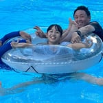 恩納村のリゾートホテルのプールは子供たちに人気がありました。　　・沖縄のホテル大好きプール好き(和良)