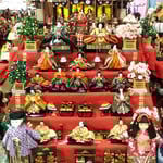 ビッグひな祭りでは勝浦町の地元の小学生が飾ったものもありました。　  ・雛飾りせしは小学三年生(和良)