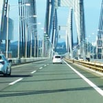 瀬戸大橋には瀬戸内海からの海風が爽やかに吹いていました。　　　　・海からの風も爽やかなりしかな(和良)