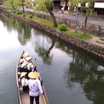 倉敷美観地区の掘割を舟で行くと天領の街の歴史を感じました。　　　・水澄める美観地区行く舟に乗り(和良)