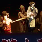 レイリア市で人形浄瑠璃「傾城阿波の鳴門」が上演されました。　　・娘に母と名乗れぬ辛さ身にぞしむ（和良）