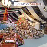 勝浦町のビッグひな祭りは今年31周年を迎え、盛大に開かれました。　　　・寄せられし三万体の雛飾る（和良）