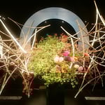 東京都千代田区のホテルのロビーには竹のオブジェがありました。　　　　・爽やかや竹のオブジェに迎へられ（和良）