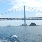 観潮船は淡路島からも出ていました。　　　　　　　　　　　　　　　　　　・観潮船ありて鳴門の景となる(和良)