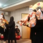 徳島市に駐ポルトガルの日本大使をお迎えして昼食会が開かれました。　　・春昼の宴大使をお迎へし（和良）