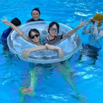 沖縄の夏はホテルのプールでと子供たちは毎日楽しんでいました。　　　　・沖縄の夏はプールが一番と(和良)