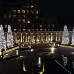 有馬温泉の有馬離宮に宿泊しました。夜は寒かったです。　　　　　　　　　　　　　　　　　　　　　　　　　　　　　　　・凍解の風の冷たき有馬の湯(和良)