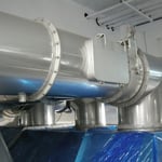 食品プラント用丸ダクト