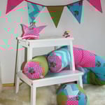 KIDS PLACE "nostalgic roses" Bettschlange, Musikdose, Ballonhülle, Wimpelgirlande