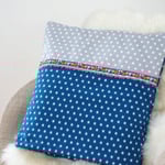 Zauberkissen "Füchsli" , Innenseite Fleece petrol, 107.- sofort lieferbar