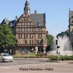 La place Mondon à Metz