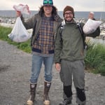 Travis & Mike mit ihrer Ausbeute