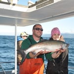 Uff ein rieser Lachs