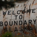 Grenzpunkt Alaska/Kanada