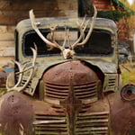 Grenzpunkt Alaska/Kanada