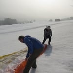 Auslegen des Schirms