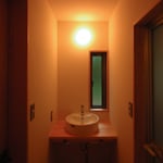 聖高原の山荘(麻績村)－洗面脱衣室(after)