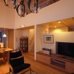 白馬の家(白馬村)－居間・食堂