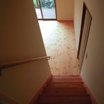 聖高原の山荘(麻績村)－階段(after)