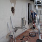 Nirokonsole Befestigung vor EPS-Dämmung