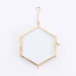 真鍮のハンギングミニフレームです。ドライフラワーなどを挟んで飾ることができます。繋げてガーランドとしても(*'▽')　 幅7×奥行0.8×高さ8cm(フックの長さ4.5cm)￥1,650