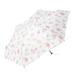 コンパクトで軽量タイプの折りたたみ傘です。高さ16cm、重さ約140gの小さいサイズ感に、紫外線遮蔽率98%以上、耐水圧5,000mm以上の機能を兼ね備えています。　￥3,960