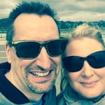 Selfie am Strand von Torrey Pines