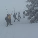 AKUT Schneeschuhwanderung Birgitz Kopfl 2012