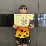 女子シングルス3位　加藤（広島大学）