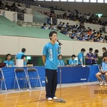 山内大会委員長による開会宣言